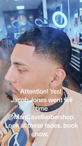 Barber Jacob Jones has gone full time. at @ManCaveBarbershop #barber  #Barbershop #Layton