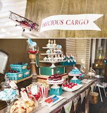 Precious Cargo Vintage Travel Baby Shower Hostess With The Mostess Travel Baby Showers Airplane Baby Shower Springtime Baby Shower