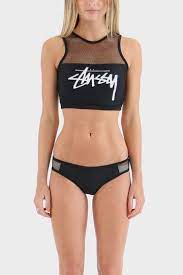 Stussy Bowery Mesh Two Piece Two Piece Bikinis Stussy Clothing Beachwear Fashion Swimwear