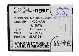 Battery for Acer Liquid Z200 BAT-311 ...