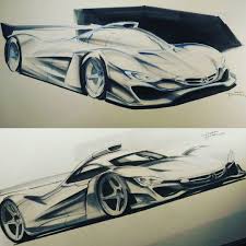 Throwback To The Days When Gt1 Cars Ruled Le Mans With This Sketch Inspired By The Mercedes Benz Clr Gt1 Tbt Gt1 Racecar Concept Cars Le Mans Benz