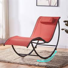 Relax Rocking Chair Sun Lounger Adjustable Recliner For Outdoor Or Indoor In 2020 Patio Rocking Chairs Folding Rocking Chair Folding Lounge Chair