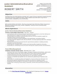 administrative executive resume samples