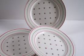4 Assiettes A Dessert Flan Imperial Decor Yveline Faience De Luneville Decor Rose Et Vert Assiette Publicitaire Vintage Made In France Flan Plates Tableware