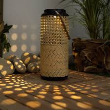 In fact, this is one of the most popular tapes used to hold and secure led lights. Solar Lamp Bamboo Garden Solar Lamps Rattan Balcony Solar Lantern Bamboo To Stand And Hang Up 1x Led Warm White Dxh 12 X 45 Cm Etc Shop Lamps Furniture Technology Household