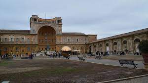 049 High Renaissance Bramante View Of Belevedere Court By Bramante Vatican 1495 1506 Rome Bramante S Belvedere Court With Its Terraces Loggia Sculp