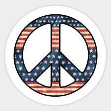 Check spelling or type a new query. American Flag Peace Sign American Flag Peace Sign Sticker Teepublic