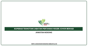 Sarawak merupakan sebuah negeri yang luas, bergunung ganang serta. Jawatan Kosong Koperasi Teknotani Jabatan Pertanian Negeri Johor Berhad Jobs Hub