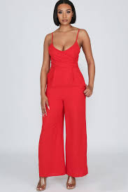 Always You Wide Leg Cami Jumpsuit Shopperboard