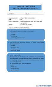 Daftar pustaka berisi literatur dan referensi yang. Buku Fiksi Dan Nonfiksi Worksheet
