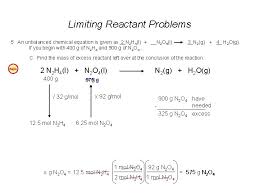 Identify the limiting reactant and the excess reactant. Visualizing Limiting Reactant 2 H 2 O 2
