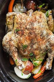 Cooking A Whole Chicken In The Slow Cooker Or Crock Pot Is An Incredib Crockpot Whole Chicken Recipes Chicken Crockpot Recipes Chicken Crockpot Recipes Healthy
