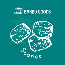Check spelling or type a new query. Hand Drawn Scones Isolated On Blue Background Baked Goods Doodle Royalty Free Cliparts Vectors And Stock Illustration Image 124904922
