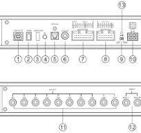 ‫PUZU PZ-X6800S 10 قنوات صوت السيارة DSP Ampدليل المالك للمكيف‬‎