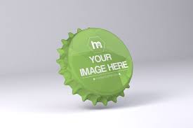 3d Perspective Beer Can Metal Caps Mockup Generator Upload Your Own Cap Design And Generate A Realistic Preview Come Up With Beer Bottle Cap Bottle Cap Beer