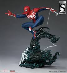 Marvel Spider Man Advanced Suit Statue By Pcs Sideshow Collectibles Marvel Characters Art Marvel Statues Spiderman