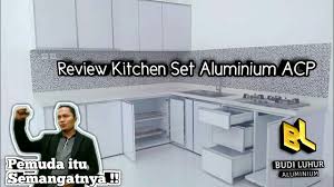 Cara memasang kitchen set aluminium. Review Kitchen Set Aluminium Acp Mewah Pesanan Bapak Hendra Di Sidoarjo Youtube