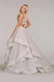 Bridal Gowns Wedding Dresses By Hayley Paige Style Hp6413 Online Wedding Dress 2 Piece Wedding Dress Two Piece Wedding Dress