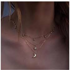 An original concept, modeled after inspiration from the duality of the sun and moon, and based on separate images of sun and moon pendants, this necklace was created for a solo college project. Jewelry Three Tiered Sun Moon Necklace Poshmark