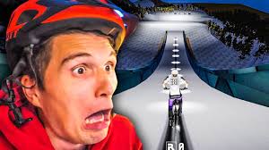 Fahrrad Skispringen Beim Fahrrad Simulator Youtube