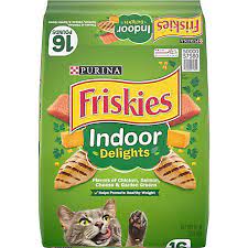 Submitted 4 days ago by 1999moon. Friskies Indoor Delights Adult Dry Cat Food Chicken Beef Salmon Cheese And Garden Greens Flavors 16 Lb At Tractor Supply Co