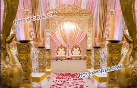 30 beautiful indian mughal paintings for your inspiration. Beautiful Wedding Stage Decoration Dstexports