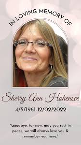 Sherry Hohensee Obituary
