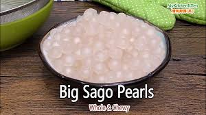 How To Cook Big Sago Pearls Whole Chewy Mykitchen101en Vegan Junk Food Sago Recipes Sweet Soup
