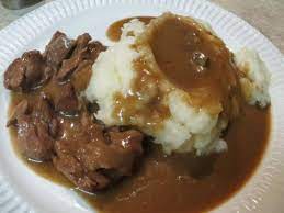 Beef roast with lipton onion soup mix and cream of 17. Recipes For Salmon Crock Pot Beef Tips Beef Tips And Gravy Food