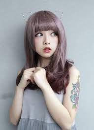 Image Result For Japanese Mauve Hair Hair Color Asian Colored Hair Tips Hair Color