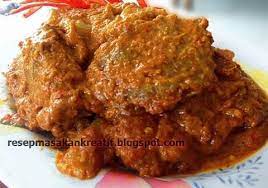 Resep Rendang Daging Sapi Masakan Rumahan Resep Resep Masakan Indonesia Resep Masakan
