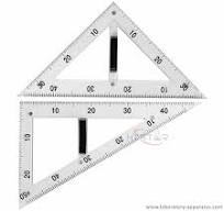 Math Geometry Tool Plastic Clear Ruler Sets Includes Straight