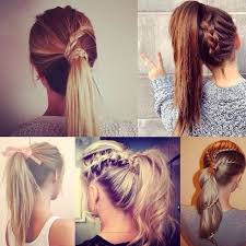 7 Easy And Chic Ponytail Hairstyle For Girls Back To School Braided Ponytail Hairstyles Hairstyle Chic Ponytail