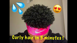 Curly tapered haircut for black men. Black Mens Curly Hair In Minutes Routine Quick And Easy In 2020 Curly Hair Men Curly Hair Styles Perfect Curly Hair