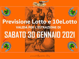Never miss a chance to place your bets. Previsione Lotto E 10elotto N 13 Di Sabato 30 Gennaio 2021 Romoletto Blog