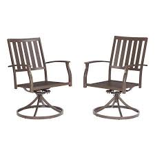Better Homes Gardens Camrose Farmhouse Mix And Match Slat Back Swivel Chair Set Of 2 Walmart Com In 2020 Patio Chairs Better Homes Better Homes Gardens