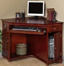 Black mdf corner computer desk. Pin On Organization