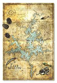 Lake guntersville is a state park located in northeast alabama along the tennessee river. Lake Martin Map Antique Map Lake Map Alabama Artist