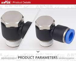 Pvc or poly tee, or elbow, should be at a 90º angle to the finished grade. China Ph Swing Elbow Male Thread Plastic Pneumatic Air Tube Fitting China Pneumatic Fitting Air Connector