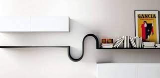 Model dan desain rak buku minimalis. 15 Ide Rak Dinding Tempel Minimalis Untuk Buku Tv Dapur