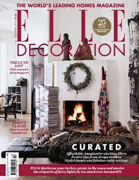 Elle Decoration Uk December 2014 Dream Decor House And Home Magazine Christmas Home