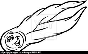 693 transparent png illustrations and cipart matching comet. Cartoon Comet Coloring Page Vector Yayimages Com Coloring Pages Image Royalty Free Images