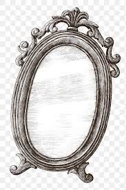 Hand Drawn Vintage Mirror Design Element Free Image By Rawpixel Com Hein Mirror Drawings Mirror Illustration Vintage Drawing