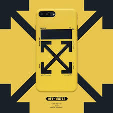 Ow Iphone Case With Lanyard Hole Shockproof Yellow Black Soft Tpu Case For Iphone X 8 8plus 7 7 White Iphone Case Iphone 6s Case Black Wallet Phone Case Iphone