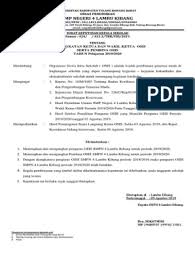 Contoh sk pengurus osis smp 2020. Sk Osis 2019 2020