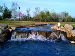 The Park At Riverwalk Bakersfield Uppermost Waterfall North Of The East Lake Bakersfield California River Walk Central Valley