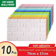 Mirror wall stickers, 36pcs removable acrylic wall decals, hexagonal adhesive mirror tiles wall decor for home living room bedroom diy, non glass (5 x 4.5 x 2.5 inch) 3.2 out of 5 stars. 10 Pcs 70x39cm Pe Foam 3d Wall Stickers Home Decor Wallpaper Diy Wall Decor Brick Living Room Kids Bedroom Decorative Sticker Lazada Ph
