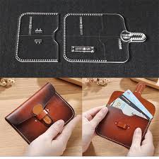 Leather Craft Women Handbag Shoulder Bag Sewing Pattern Acrylic Leather  Pattern Hard Kraft Paper Stencil Template