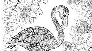 Adults are starting to embrace their inner child by breaking out the crayons. Free Flamingo Colouring Page For Adults Crafts On Sea
