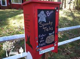 Made From A 2 Yard Sale Cabinet A Recycled Wooden Post And Some Paint Who Says Littlefreelibraries Are E Little Free Libraries Little Library Free Library